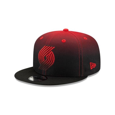 Sapca New Era Portland Trail Blazers NBA Back Half 9FIFTY Snapback - Negrii